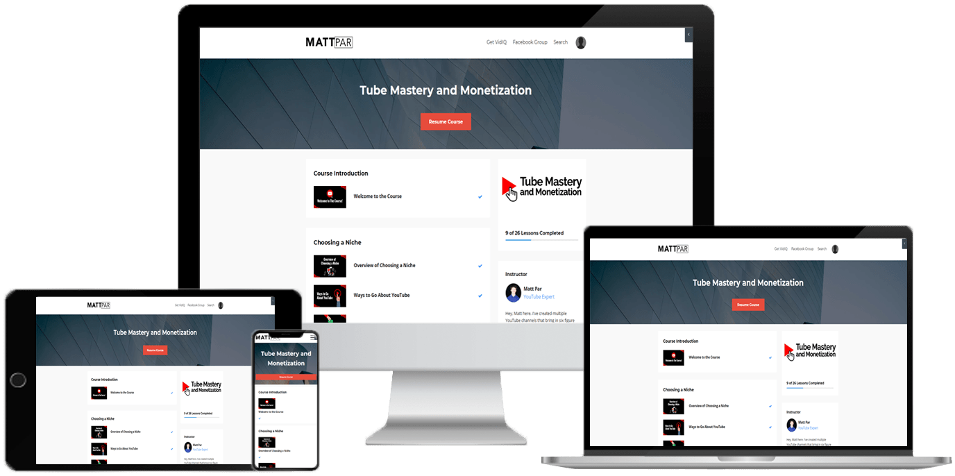 You are currently viewing Matt Par – Tube Mastery and Monetization 2.0 (2021) – Make VIRAL VIDEOS and Make 7 Figures from EACH Channel Download