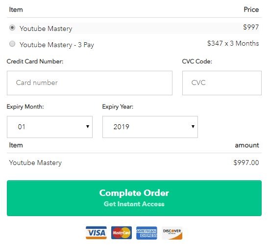 You are currently viewing [SUPER HOT SHARE] YouTube Mastery 2019 $997 – Learn How To Make $60,000+ Per Month With YouTube