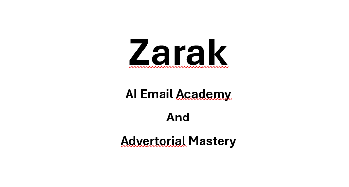 You are currently viewing Zarak – AI Email Academy And Advertorial Mastery Download