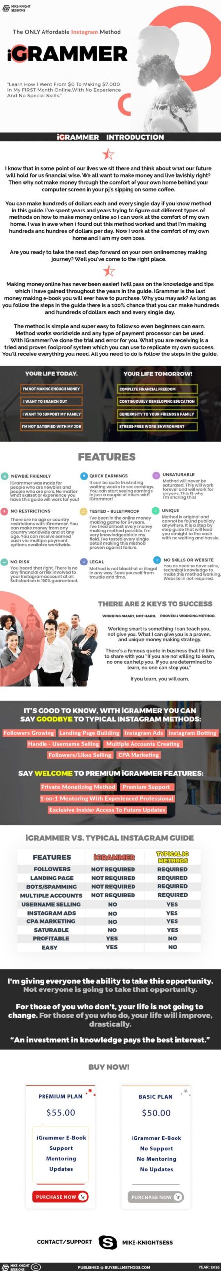 You are currently viewing [SUPER HOT SHARE] iGRAMMER – INSTAGRAM PROFIT UPRISER – 7k Monthly With Private Method Download